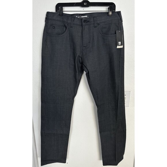 Quiksilver Men’s Jeans Revolver Straight Fit Size 34 x 32 New - Picture 2 of 16